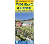 Faroe islands & denmark (iles feroe & danemark) - waterproof Echelle 1 : 115 000, 1 : 450 000 - Collectif - Itm Publishing - broché - Atlas / carte