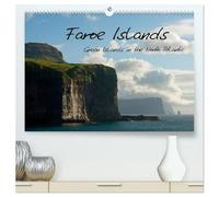 Faroe Islands / UK-Version (High Quality Premium Wall Calendar 2026 DIN A2 landscape),CALVENDO 12 Month Wall Calendar: Green Islands in the North Atlantic.