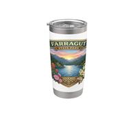 Farragut State Park Idaho Souvenir de pêche et randonnée Gobelet isotherme en acier inoxydable double paroi