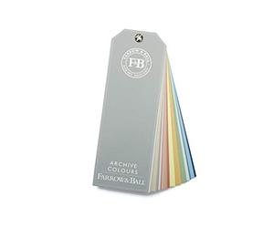 Farrow and Ball Archive Colours Palette de couleurs avec le nuancier actuel