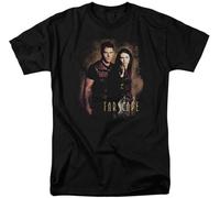 Farscape Wanted Mens T-Shirt New Black Size L