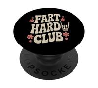 Fart Hard Club - Humour amusant et groovy péter PopSockets PopGrip Adhésif