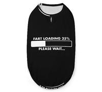 Fart Loading Pets Shirt Gilet Mignon Chien Débardeur Doux T-Shirt sans Manches pour Chiot Kitty Chats M