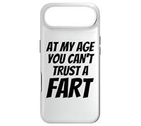 Fart Present - À Mon âge, on ne Peut Pas se Fier à Un Pet - Funny Fart Coque pour iPhone Air