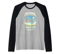 Fart Professional Crop Duster Farter, Vous ne me verrez Peut-être Pas Manche Raglan