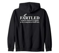 Fartled Farts Man I Love to Fart Dont Scare Me I Fart Easily Sweat à Capuche
