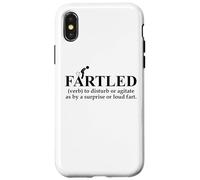 Fartled Farts Men I Love to Fart Dont Scare Me I Fart Easily Coque pour iPhone X/XS