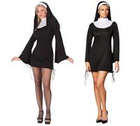 Fartoni Costume Nonne Ou Deguisement Nonne Sexy. Costume None Pour Halloween Carnaval Et Soirées Déguisées Chic Confortable Et Parfait Pour Tout Événement