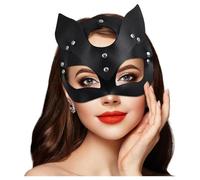 Fartoni Masque Chatte Femme ou masque pour les yeux sexy pour Chatte Costume. Déguisement de super-héros pour femme ou fille. Accessoires ou accessoires pour femme ou fille Halloween. (Classique)