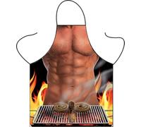 Fartoni Tablier De Cuisine Drôle Pour Homme - Tablier Sexy Et Humoristique Pour Barbecue, Cuisine Ou Fête - Idée Cadeau Rigolote Et Originale Pour Mari, Papa Ou Ami - Design Multicolore Imperméable