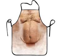 Fartoni Tablier De Cuisine Drôle Pour Homme - Tablier Sexy Et Humoristique Pour Barbecue, Cuisine Ou Fête - Idée Cadeau Rigolote Et Originale Pour Mari, Papa Ou Ami - Design Multicolore Imperméable