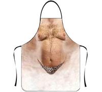 Fartoni Tablier De Cuisine Drôle Pour Homme - Tablier Sexy Et Humoristique Pour Barbecue, Cuisine Ou Fête - Idée Cadeau Rigolote Et Originale Pour Mari, Papa Ou Ami - Design Multicolore Imperméable