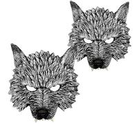 Fartoni X2 Masque Loup Garou O Masque Homme Halloween. Masque Terreur Ou Peur Pour Halloween. Accessoires Pour Costumes Halloween. Masques Pour Enfants Ou Adulte Halloween.