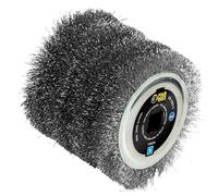 Far Tools Brosse fil métallique 110874 Ø120 mm L100 mm compatible avec REX120/REX200/REX-H200 Noir