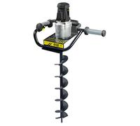 Fartools 175305 Tarière électrique 1200W, Ø=120mm, profondeur=560mm, vitesse de rotation de 200tr/min, inverseur de sens, débrayage automatique Vert