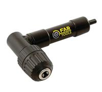 Fartools Adaptateur pour perçage vissage angulaire 90°, mandrin auto-serrant sans clef 1,5-10mm, compatible avec forets bois et métal, orientable à 360°
