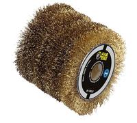 Fartools Brosse à fil laitonné 0,3mm Ø60mm - L 60mm pour décaper/dégriser