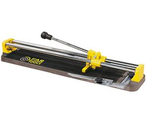 Fartools Coupe carrelage manuel, longueur de coupe maxi 650mm, capacité de coupe maxi 16mm, molette carbure 22x6x2mm, livré en mallette