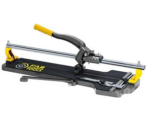 Fartools Coupe carrelage manuel, longueur de coupe maxi 6750mm, capacité de coupe maxi 20mm, molette carbure 22x6x2mm, livré avec sac nylon