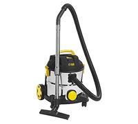 Fartools NET-UP20I Aspirateur liquides et poussières 1400 W Noir/Jaune/Gris Métal