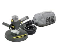 Fartools Ponceuse murale plâtre DWS225 1200 W Ø225 mm auto-aspirante 1400-3100 tr/min