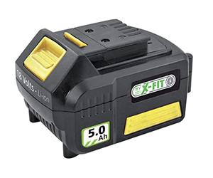 Fartools XF-BAT50 Batterie 18V Lithium-ION, capacité 5,0Ah, Compatible avec Toute la Gamme FARTOOLS X-FIT