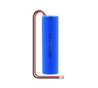 FARUTA Batterie Lithium-ION 18650 3.7V 2000mAh avec Prise Xh 2p + Batterie Rechargeable Câble DIY, 1 Pcs