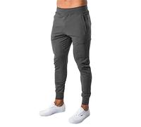 FARUTA Pantalon Jogging Homme Couleur Unie Séchage Rapide Pantalon Stretch Homme Loisirs Confortable Pantalon D'Entraînement Homme Taille Élastique Pantalon Fitness Homme Slim Fit B-Grey XXL