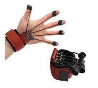 Faruxue Exerciseur de doigts - Extenseur de doigts et de main avec bande de résistance pour étirement, renforcement de la flexibilité des doigts