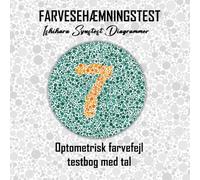 Farveblindhedstest, Ishihara synstestdiagrammer: Optometri farvemangel testbog med TAL