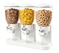FARYODI Distributeur de céréales Countertop 2 l, distributeur alimentaire en plastique, distributeur de céréales et distributeur de cornflakes, idéal pour les bonbons, les boîtes de conservation (3)