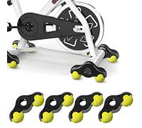 FARYODI Rocker Plate Feet - Lot de 4 adaptateurs pour vélo d'intérieur - Avec 8 balles de tennis - Pour entraînement de vélo Wahoo Kickr Core
