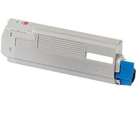 FasaWorld - Compatible Oki C5600 C5700 Magenta Cartouche de Toner 43381906 2 000 Pages - OKI-OKT-C5600MG-Générique