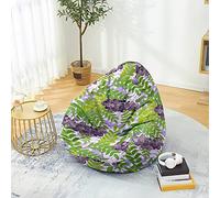 Fasbuy 3D Fruit Pouf Poire sans Remplissage, Housse de Fauteuil Poire, Grands Jouets en Peluche de Stockage, Lavable, pour Ado/Salon/Chambre (Raisin,100x120cm)