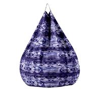 Fasbuy 3D Style Artistique Pouf Poire sans Remplissage, Housse de Fauteuil Poire, Grands Jouets en Peluche de Stockage, Lavable, pour Ado/Salon/Chambre (Art Violet,100x120cm)