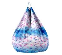 Fasbuy 3D Style Artistique Pouf Poire sans Remplissage, Housse de Fauteuil Poire, Grands Jouets en Peluche de Stockage, Lavable, pour Ado/Salon/Chambre (80x90cm,Style d'art 4)