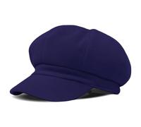 Fasbys Chapeau Newsboy en Coton pour Femme,Vintage Unisexe béret de Peintre Plat Ivy Casquette d'été Visière Soleil