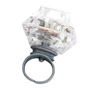 Fascette per dita illuminate a LED - Giocattolo en ABS da 5 cm e 3,5 cm di diametro | Anelli feste lampeggianti con bagliore che cambia colore, per compleanni, abiti da festival | Événement