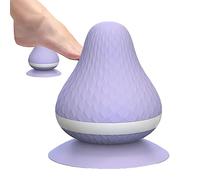 Fascia Ball Massager, Deep Tissue Tool, Wall Mount Roller, Adsorption Base Design, Ergonomic Pressure Shape, Flexible Massage Grip, Muscle, Compact Size, Perfect for Back, Shoulder