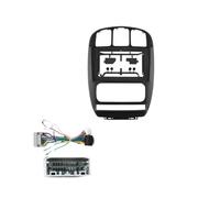 Fascia du Panneau Radio 10 Pouces Radio Fascia pour Dodge pour Caravane 2006-2012(Frame Set)