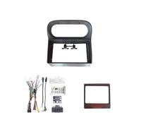 Fascia du Panneau Radio 9Pouce DVD Stéréo Audio Écran Multimédia Vidéo CD Lecteur Mp3 Mp5 Câbles Harnais Cadre pour Renault pour Twingo 2005-2013(Frame Cable Canbus 1)