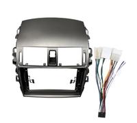 Fascia du Panneau Radio Panneau Audio Stéréo 9INCH pour Toyota pour Corolla 2006-2011(Gray Frame Cable)