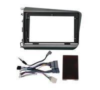 Fascia du Panneau Radio Para Civic 9 FB 2011-2015 2016 Cara Radio Coche Fascia Panel Estéreo Montaje en Unidad Principal Bisel Recorte Cable Canbus