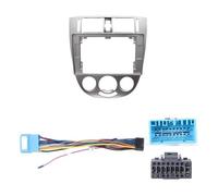 Fascia du Panneau Radio pour Buick pour Excelle 2004-2007 Cadre Fascia Adaptateur Décoder Radio Tableau De Bord Câble Harnais Boîte Canbus 10Pouces(Frame B Cable)