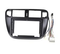 Fascia du Panneau Radio pour Civic 1995 1996 1997 1998 1999 2000 2001 Voiture Fascia Radio Panel Dash Kit Installer Console Lunette Plaque Garniture Couverture Lecteur Android(Cordon Droit)