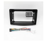 Fascia du Panneau Radio pour Mitsubishi pour Grandis 2003-2007 2008 2009 2010 2011 Carénage Cadre Voiture Android Audio Fitting Adaptateur Kit Garniture Tableau Ligne(Câble de Cadre MT)