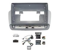 Fascia du Panneau Radio pour Seat pour Ibiza 2012-2015 1Din 9 Pouces Voiture Cadre Fascia Adaptateur Boîte Canbus Android Radio Tableau Bord Montage Panneau Kit(Câble de Cadre Canbus)