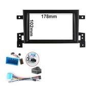 Fascia du Panneau Radio pour Suzuki pour Grand Vitara 2005-2014 2015 2016 2 Din Car Radio Fascia DVD Cadre Adaptateur Panneau Dash Mount Tirm Kit(Cadre-câble)