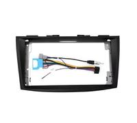 Fascia du Panneau Radio pour Suzuki pour Swift 2010-2017 2 Din 9 Pouces Installation Autoradio DVD GPS Mp5 Panneau Façade Cadre Kit Montage sur Tableau Bord(Encadrer Un Cordon)