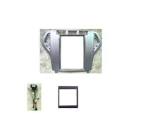 Fascia du Panneau Radio pour Tesla 9.7 Pouces 2 Din Façades D'Autoradio Cadre Multimédia Lecteur Vidéo Navigation Panneau DVD Trim(Ensemble 1)